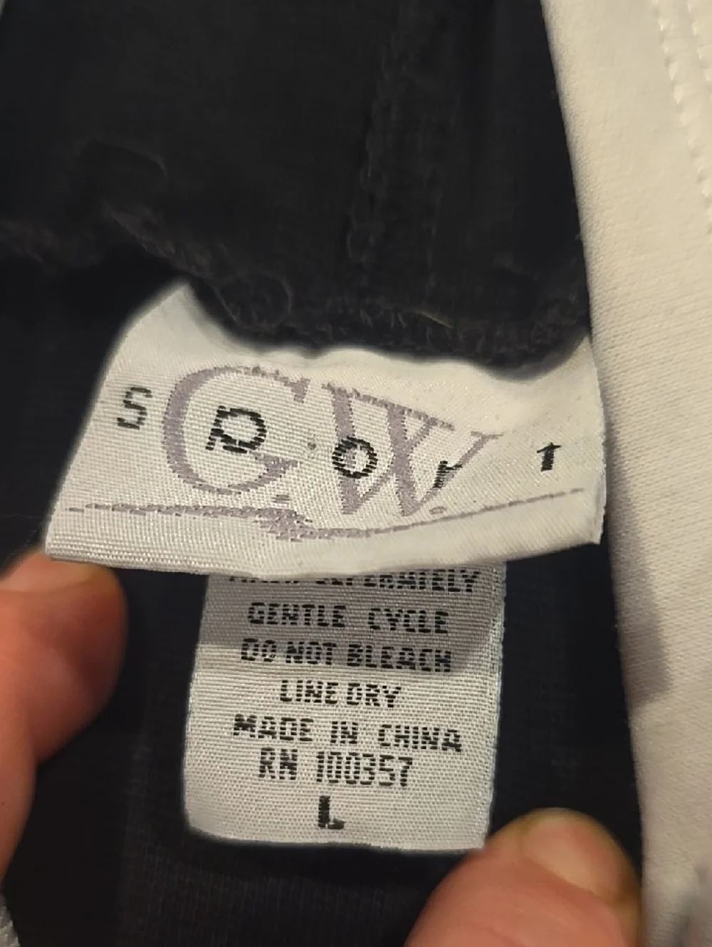 ❤️10/$13 Black Zip-Up Hoodie with White Trim